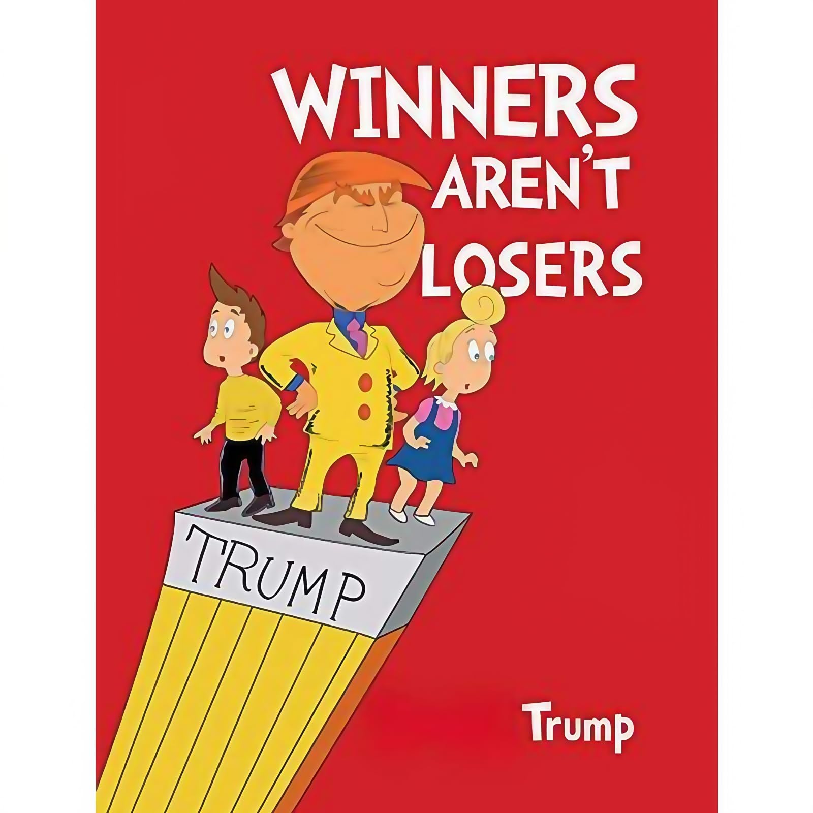 Peorpel Winners Aren't Losers Sticker