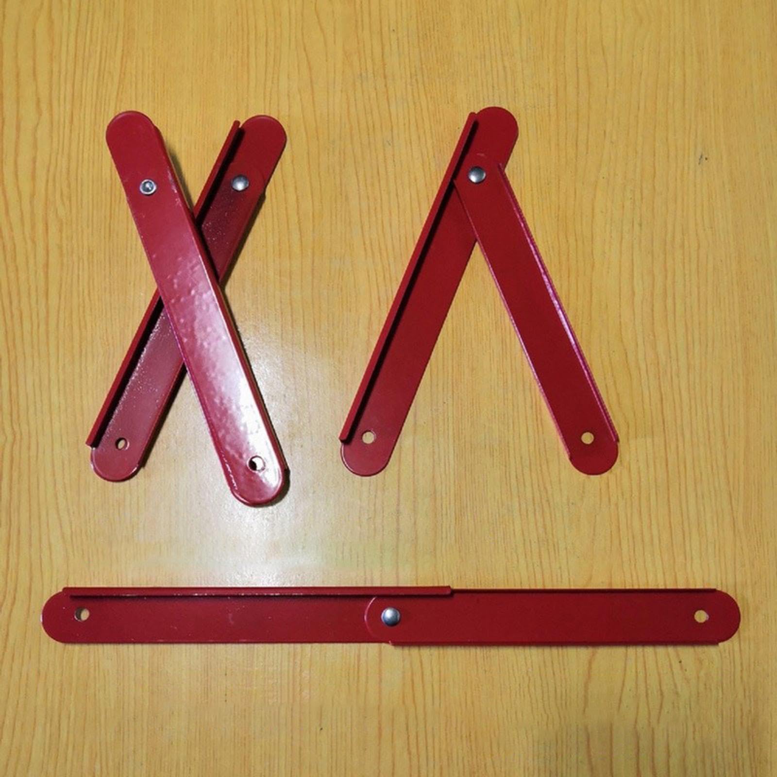 2X Herringbone Ladder Rod Attachment Metal Step Ladder Hinge Replacement 31 Holes-image-36