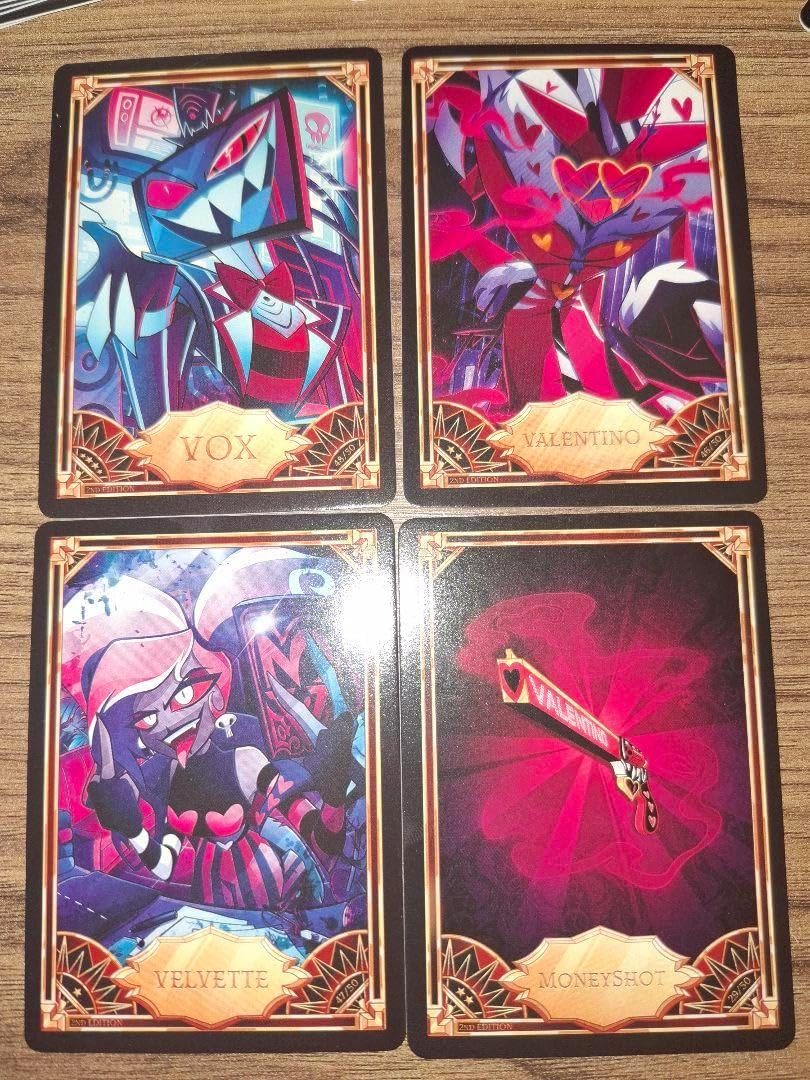ハズビンホテル HazbinHtel バレンタイン ヴォックス ヴァレンティノ Hazbin Hotel Vox & Valentino Valentine's Keychain Set