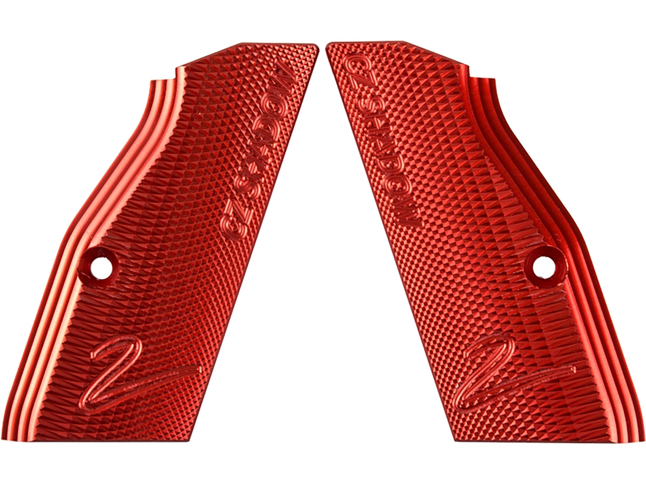 Amazon.com : CZ Pistol Grip for Shadow 2 Short Aluminum Red