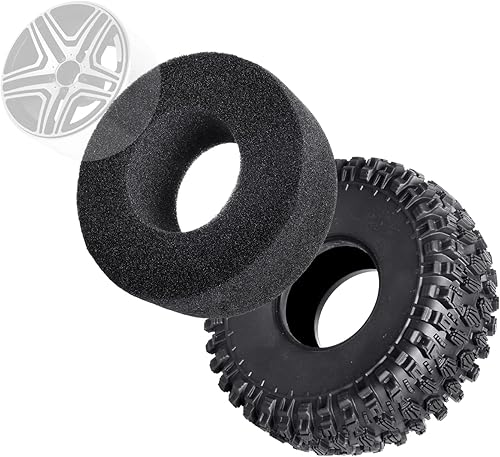 Miniatura 6 de GoHobby 22 Neumáticos RC Crawler Altura 5669in0039 pulgadas con insertos de espuma para 110 RC Rock Crawler juego de 4