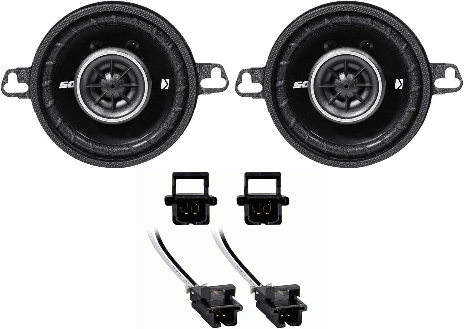 KICKER 2005-2013 Chevy Corvette DS 3.5" Front Door Speaker Replacement Kit