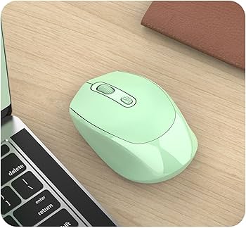 ワイヤレスマウス ミントグリーン Amazon | ワイヤレスマウス、2.4GHz Bluetooth デュアルモード光学式