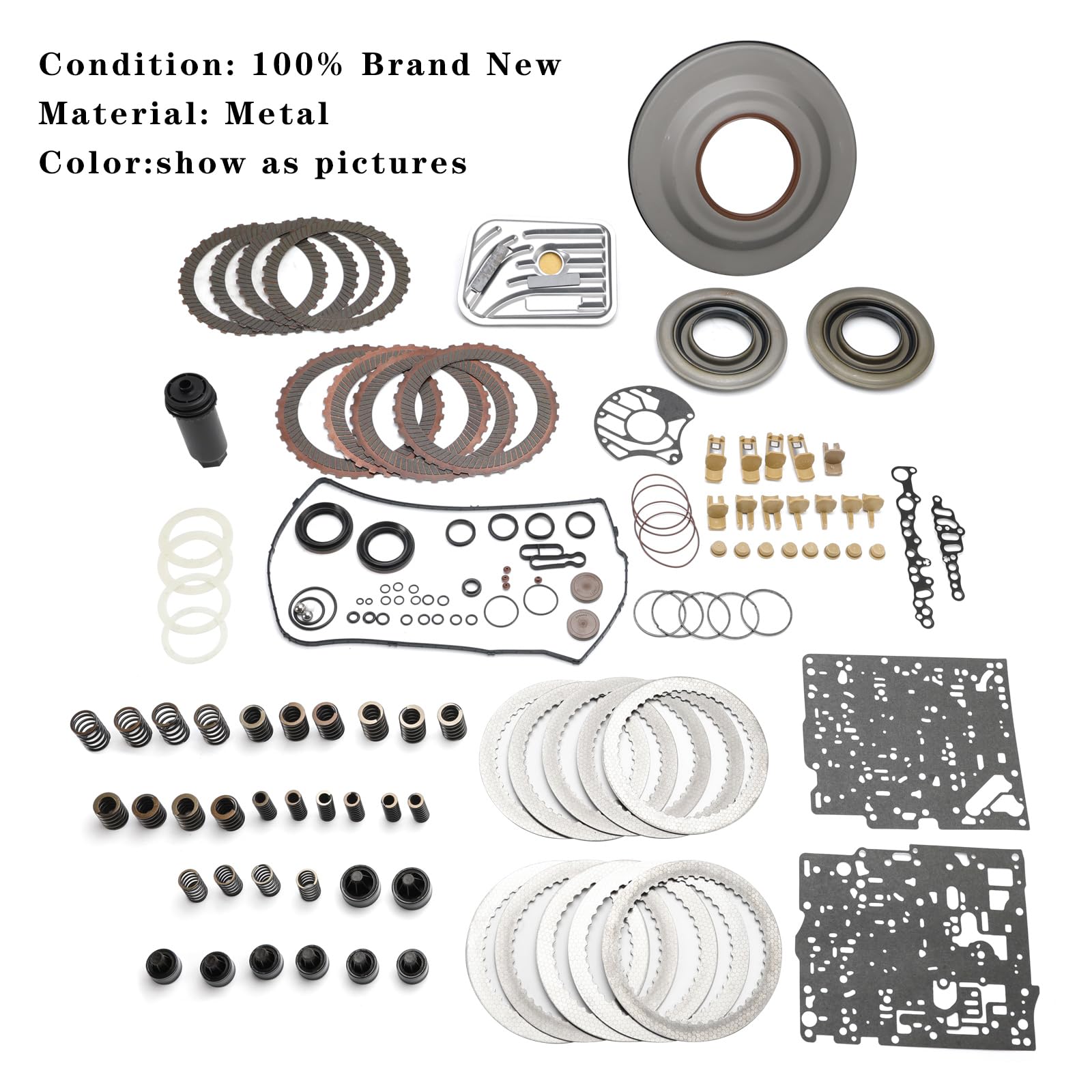 Kit de réparation de Transmission Powershift 6DCT450 MPS6 Super Kit Fit for Volvo Fit for Dodge Clutch Friction/Steel Springs