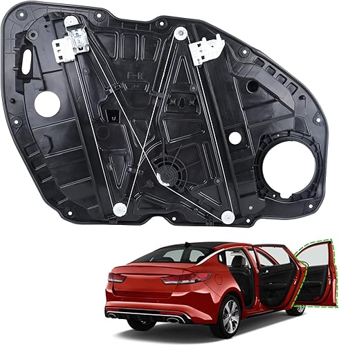 Elevalunas eléctrico delantero derecho del lado del pasajero con panel sin motor compatible para KIA Optima 82481-D4000 2016-2021
