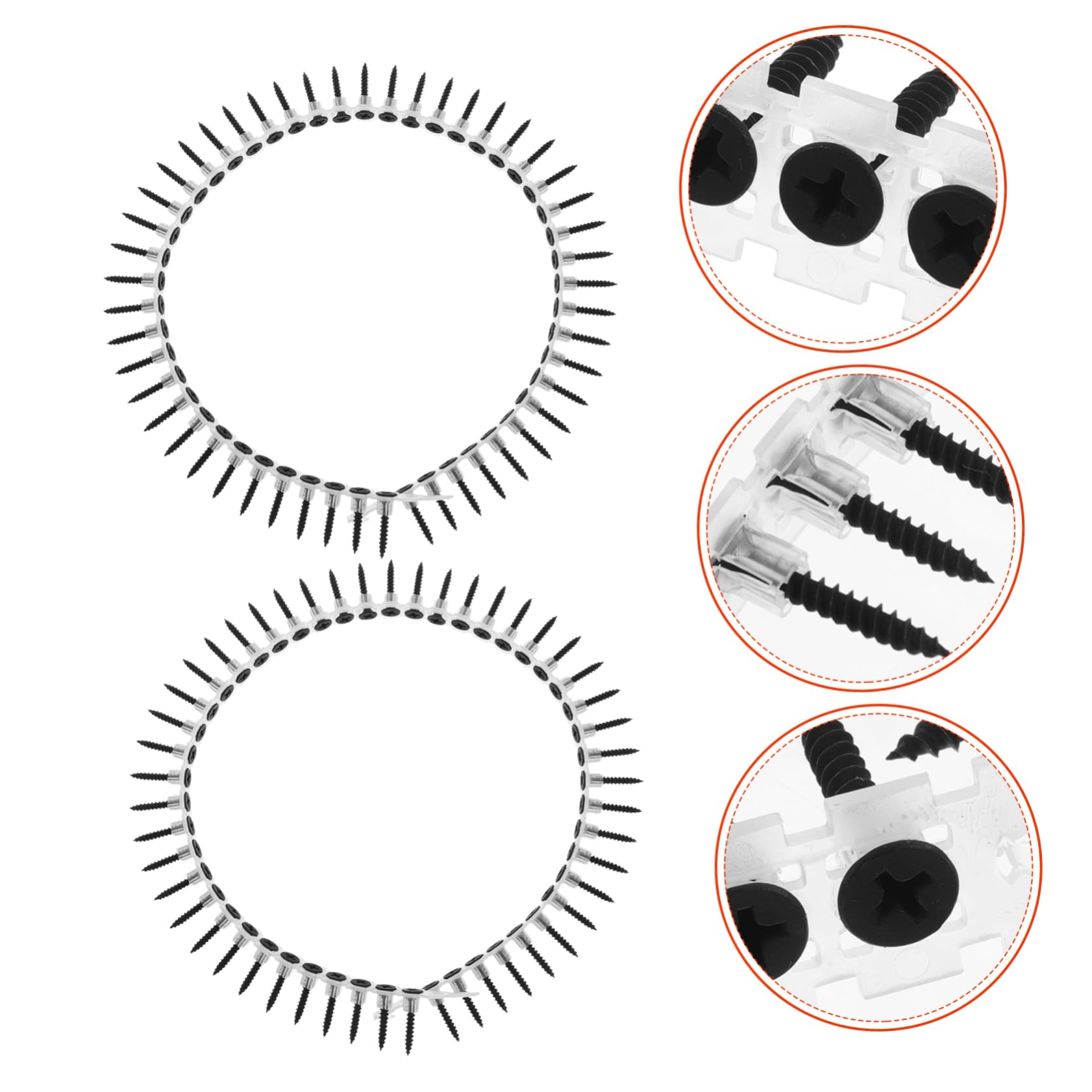 Gadpiparty 1000piezas Tornillos De Cartón y Anclajes De Plástico Para Montaje De Muebles y Fotografías Incluye Tornillos Autoperforantes y Anclajes Resistentes Para Proyectos De
