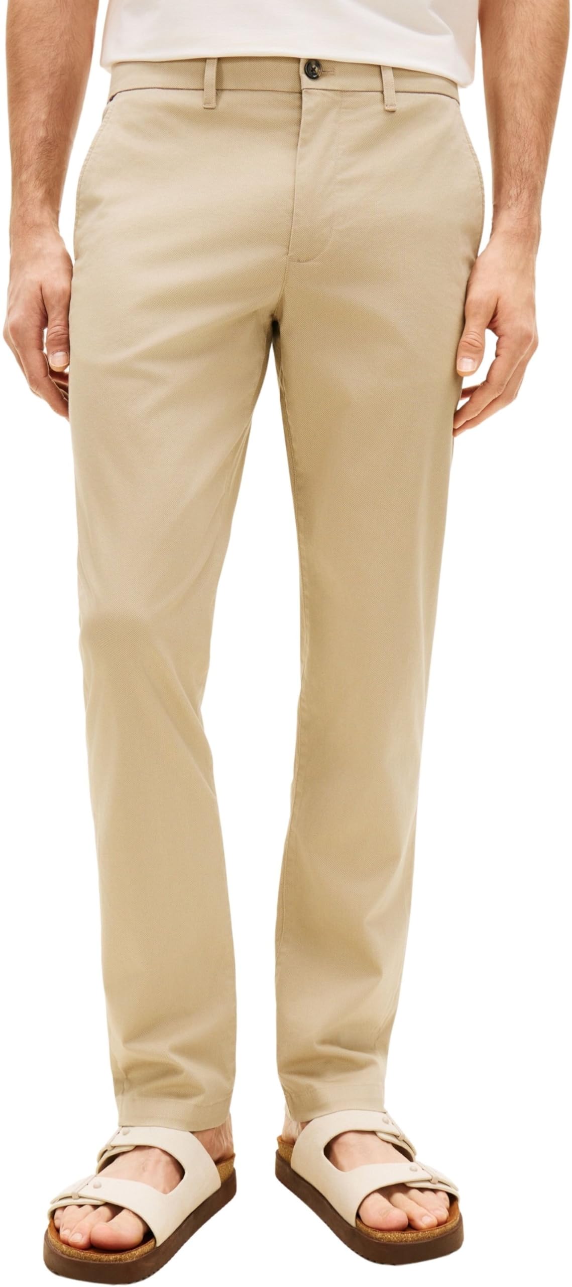 Tommy Hilfiger Herren Hose Chino Printed Structure Stretch