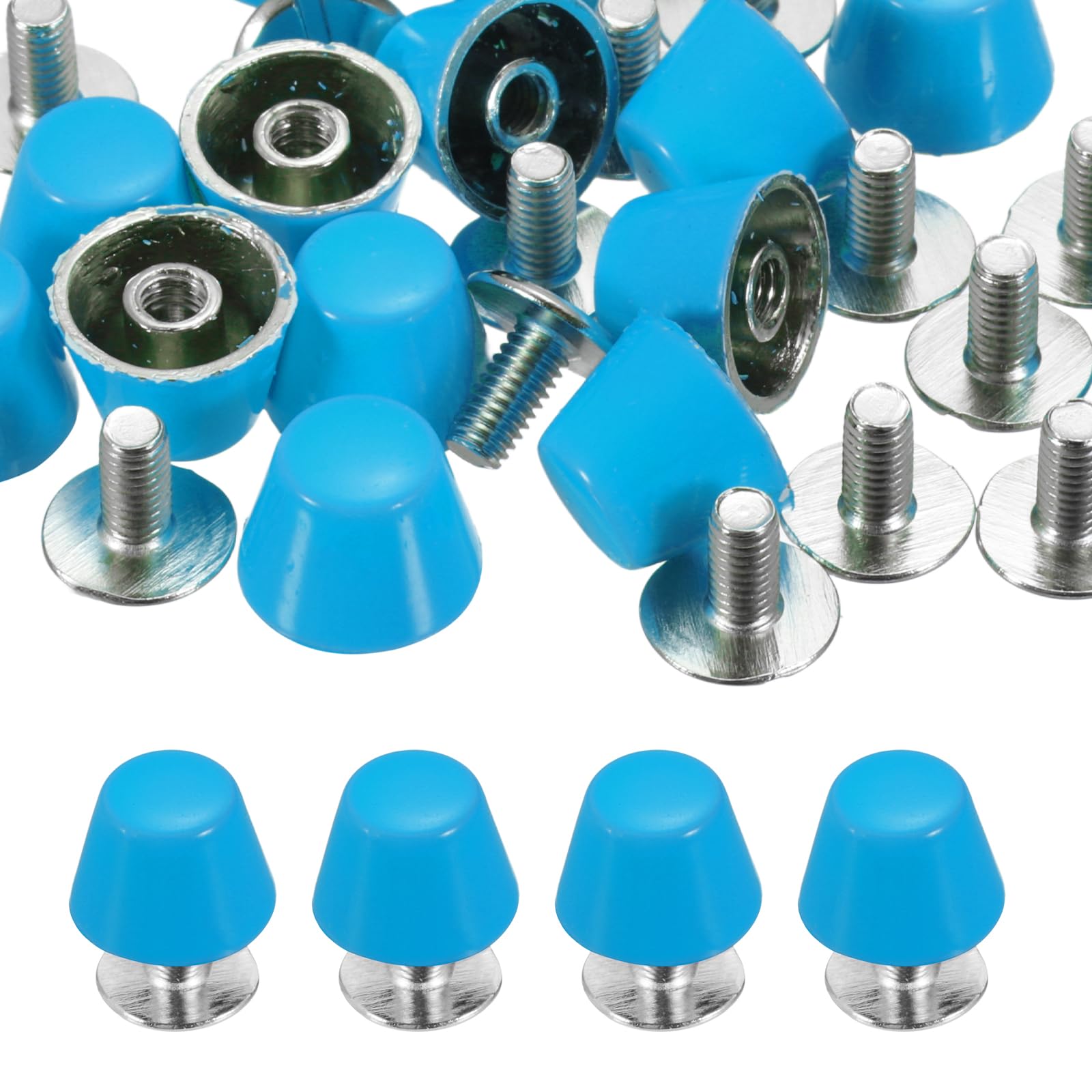 PATIKIL 10mm Screw Back Rivets Stud