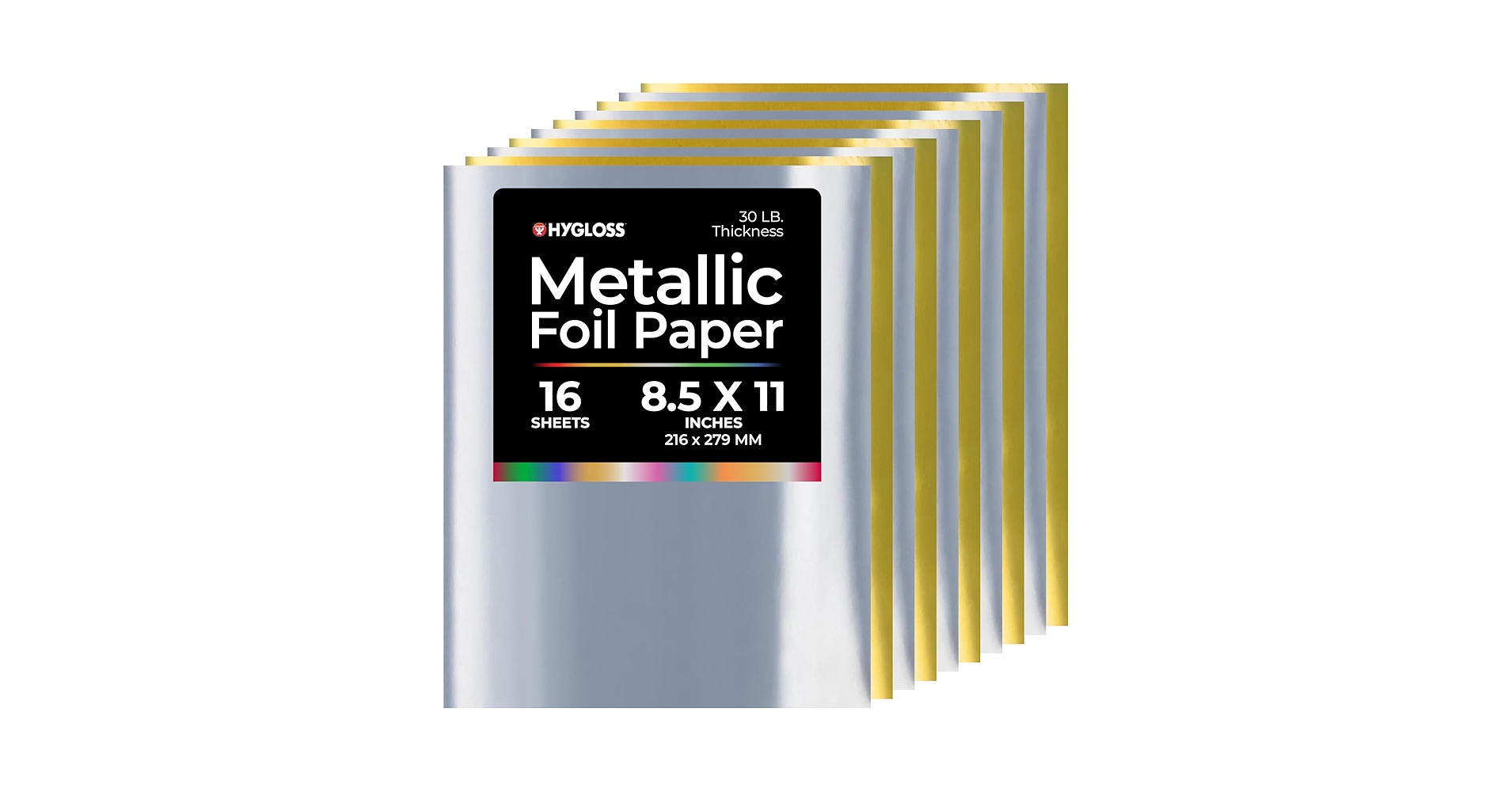 Amazon.com: Hygloss Metallic Foil Paper - 16 Sheets Gold and