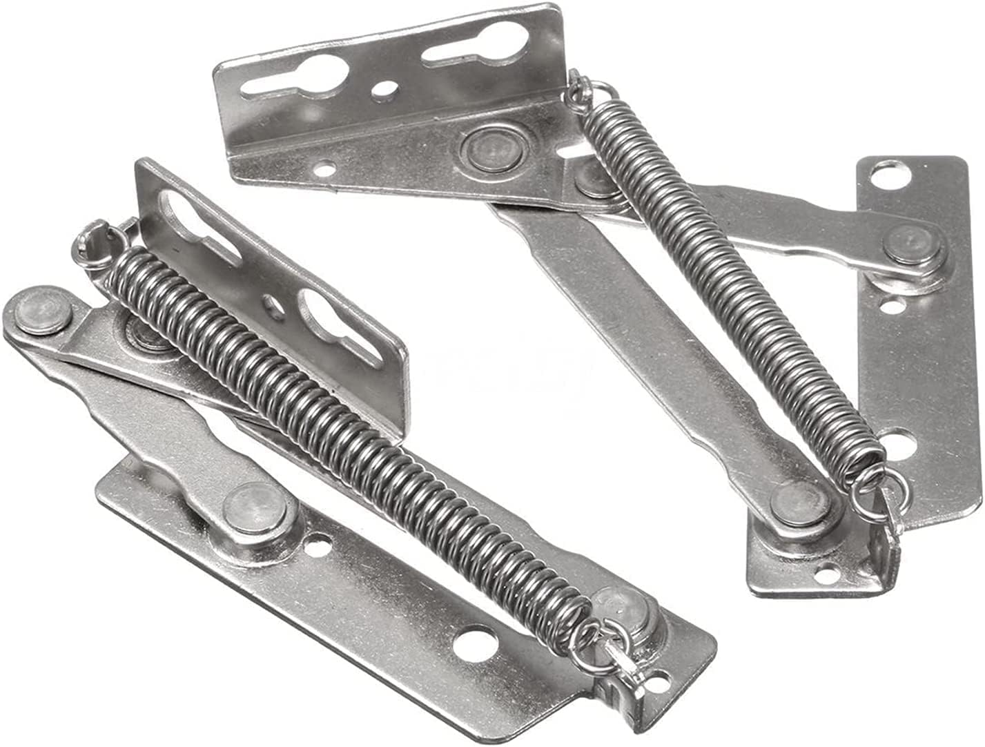 Bisagras Decorativas, bisagra de Rebote, bisagra de Puerta de Madera, 2 bisagras con Resorte de 80 Grados, Puerta de gabinete, elevación, Solapa, Soporte Superior, Armario, Cocina