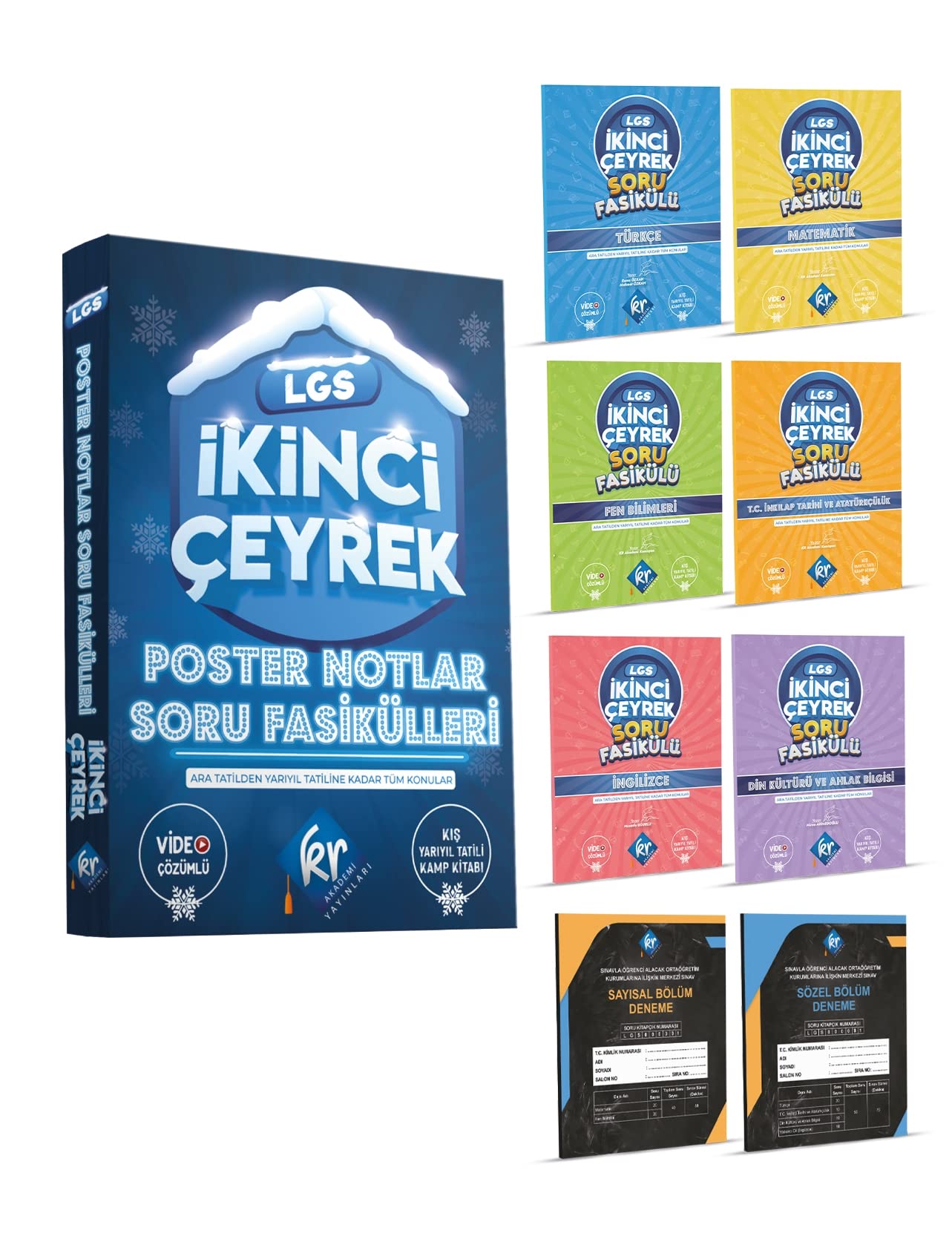 LGS İkinci Çeyrek Poster Notlar Soru Fasikülleri 2. Çeyrek