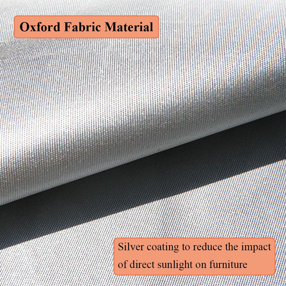 4 fundas para parrilla de tela Oxford, 101 x 49 x 25 cm, fundas para barbacoa, impermeables, para George Foreman en interiores y exteriores, para 7030 Traveler, Pro285X-BK, CGC-2030M, CGG-340