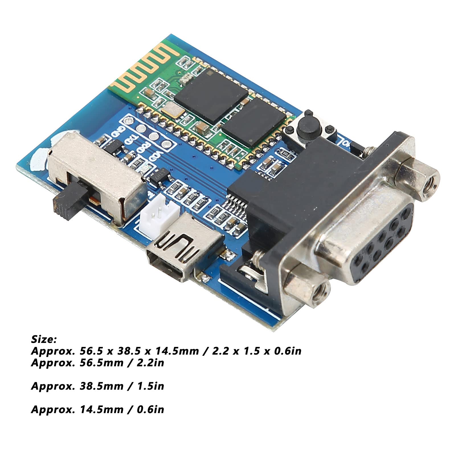 Respicefinem Serial Port Module for Enhanced Data Transmission in Dos and Systems with Built in BT Protocol CSR BT Chip and 15 Meter Distance