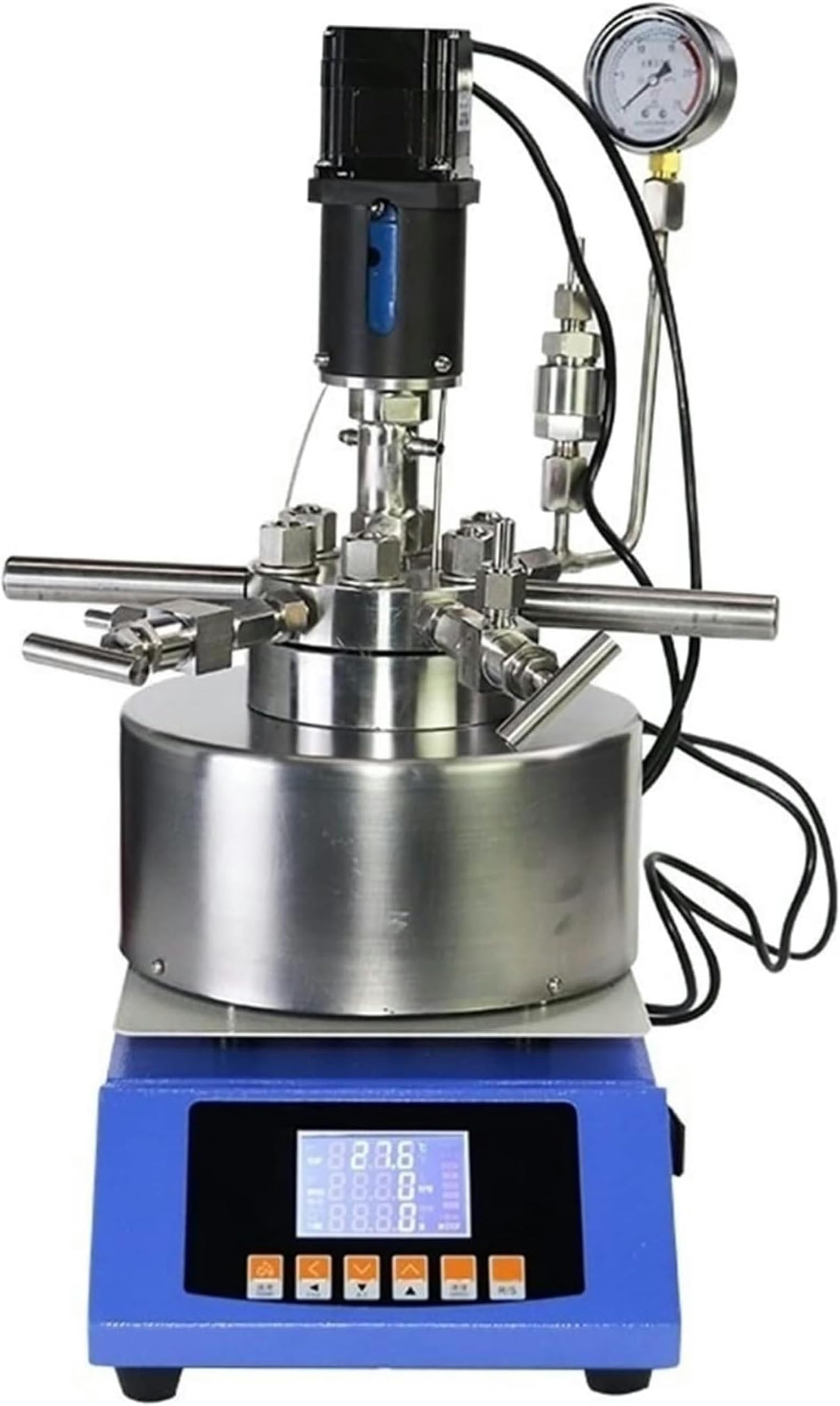 Magnetic Stirrer Mixer High Pressure Reactor Autoclave Mechanical Stirring Heat Transfer Oil Heating Laboratory Equipment Large Capacity, High Speed (Color : 1, Size : C-1000Ml) (1 Tgyf)/1pc (1 TGYF)