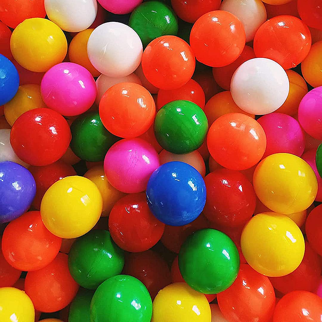 EEVOVEEPremium Plastic Coloured Balls, 8cm (Multicolour) - Set of 36