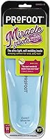 ProFoot Miracle Insoles for Women Sizes 6-10: Self-Molding Ultra-Light Memory Foam for Plantar Fasciitis Relief & All-Day Comfort