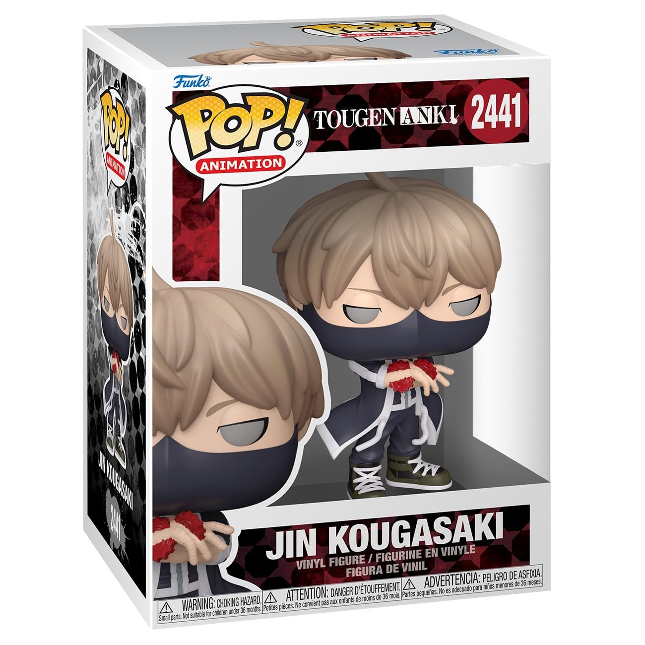 Funko POP! Animation: Tougen Anki - Jin with Chase - 1 in 6 chance of receiving the rare Chase variant - Styles may vary - Collectable Vinyl Figure - Gift Idea - Official Merchandise