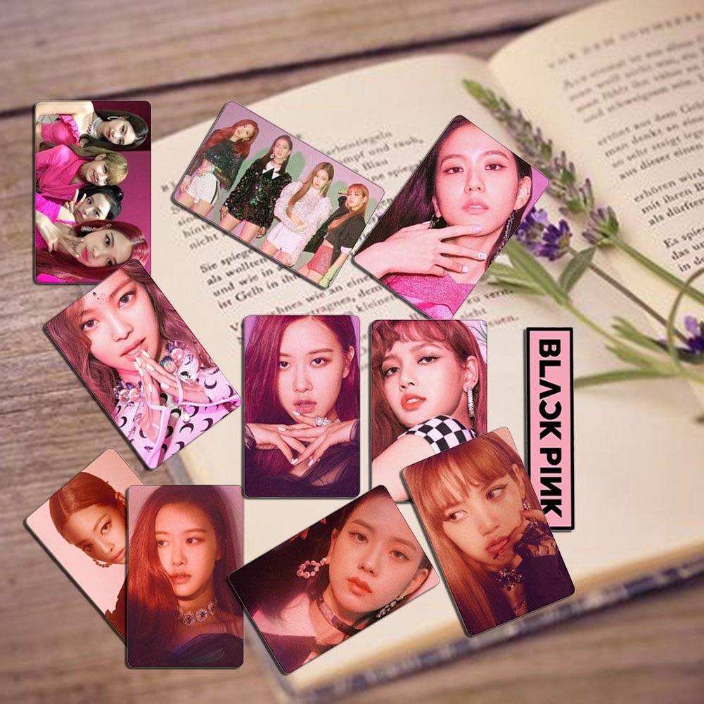 Kpop BLACKPINK SQUARE UP Photo Postcard Signature Lomo Cards Set