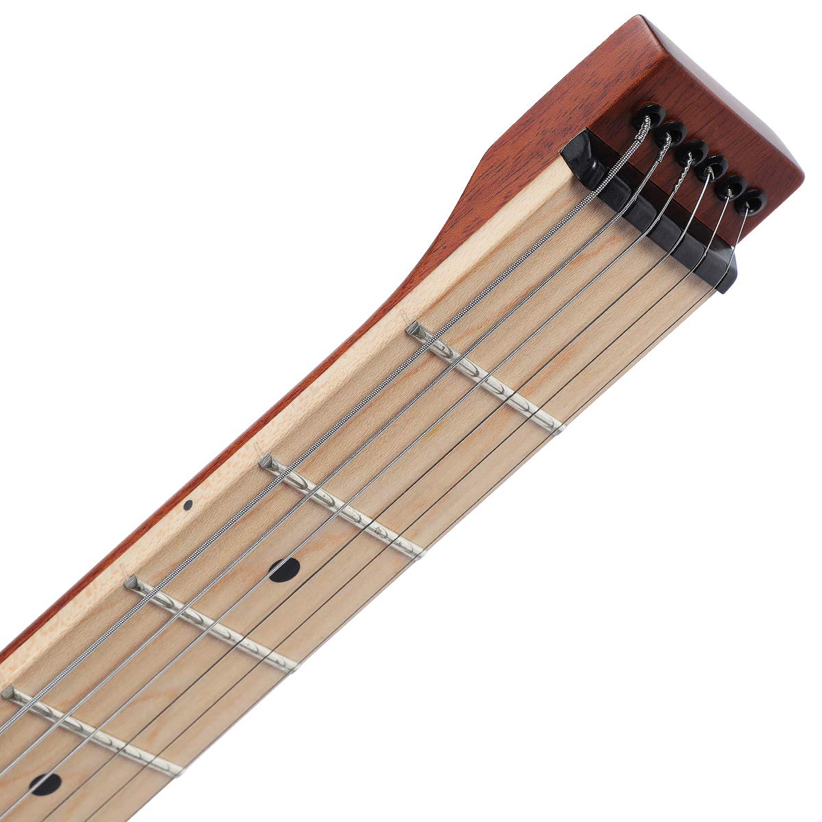 Anygig Reise-E-Gitarre – 82 Cm, 1,6 Kg, Vollmensur 25,5“, Mit Gigbag, Für Rechtshänder, Ideal Zum Üben Unterwegs