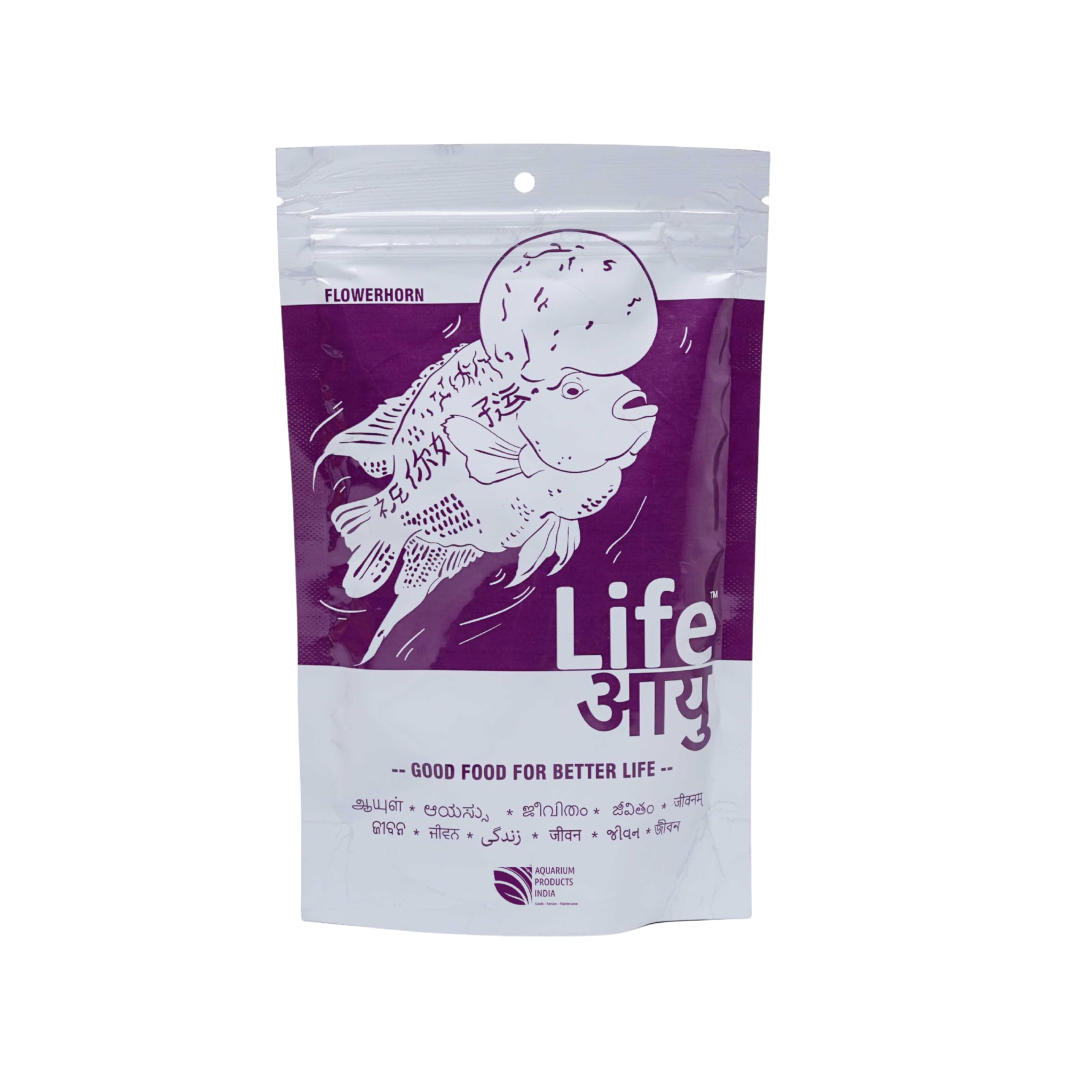 Life Aayuh Flower Horn Pellets 100g | Highly Nutritious Food Medium Fish | Promotes Head Growth & Immunity | Slow Sinking Food Pellets for Flowerhorn Fish-image-27