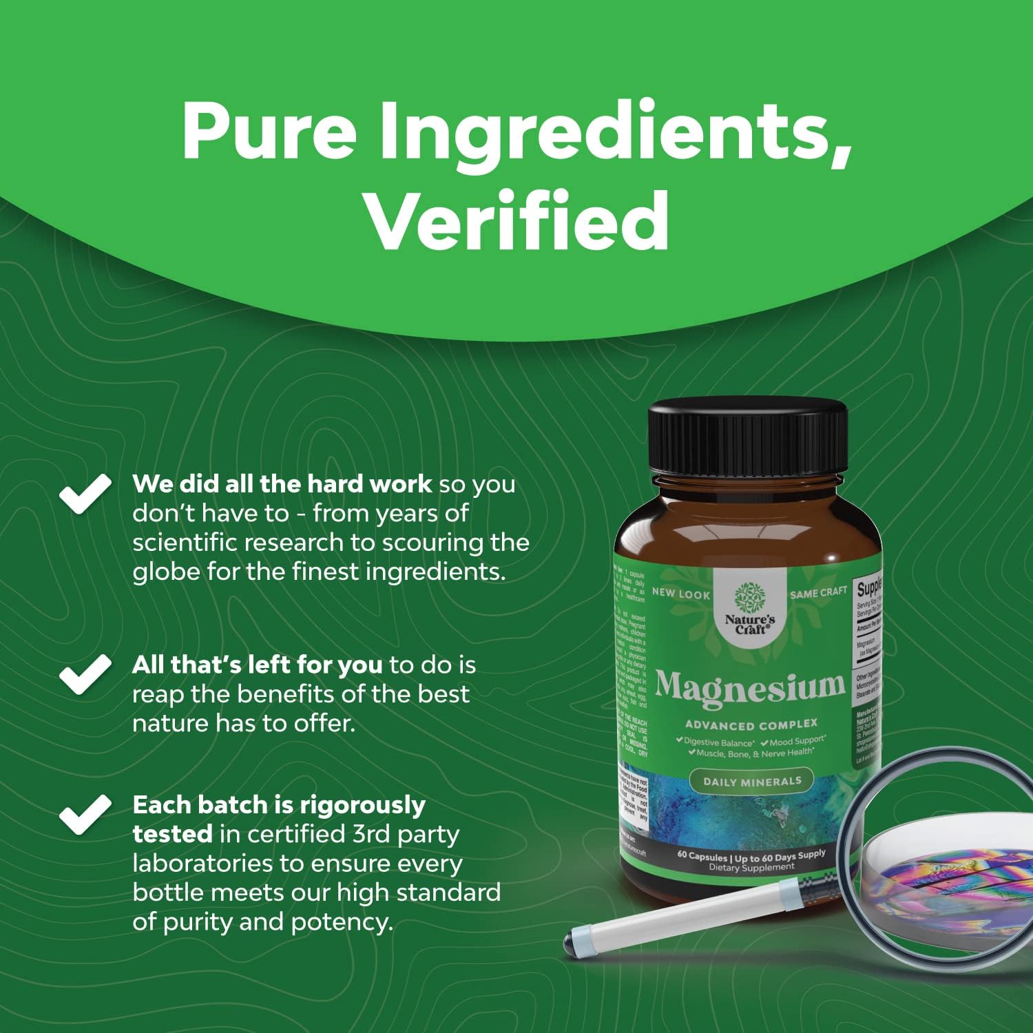 High Absorption Magnesium Complex Supplement - Pure Magnesium Citrate 500mg with Magnesium Oxide for Sleep Stomach Digestion and Mood Support - Magnesium Citrate/Magnesium Oxide 500mg Capsules