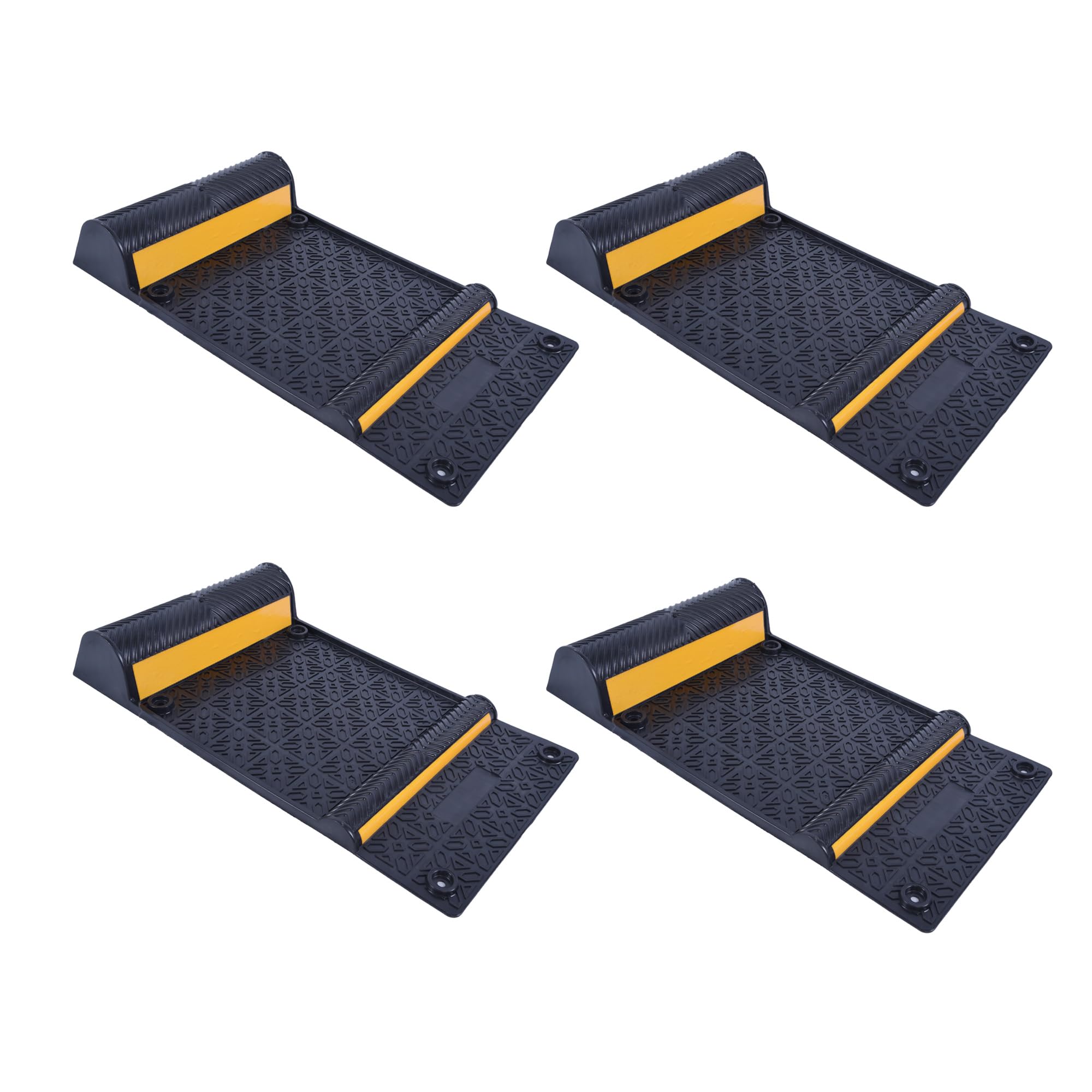 Alfombrilla de guía de estacionamiento (11 x 21 cm, 28 x 53 cm, antideslizante autoadhesivo, duradero, accesorios de ayuda de estacionamiento para vehículos de garaje
