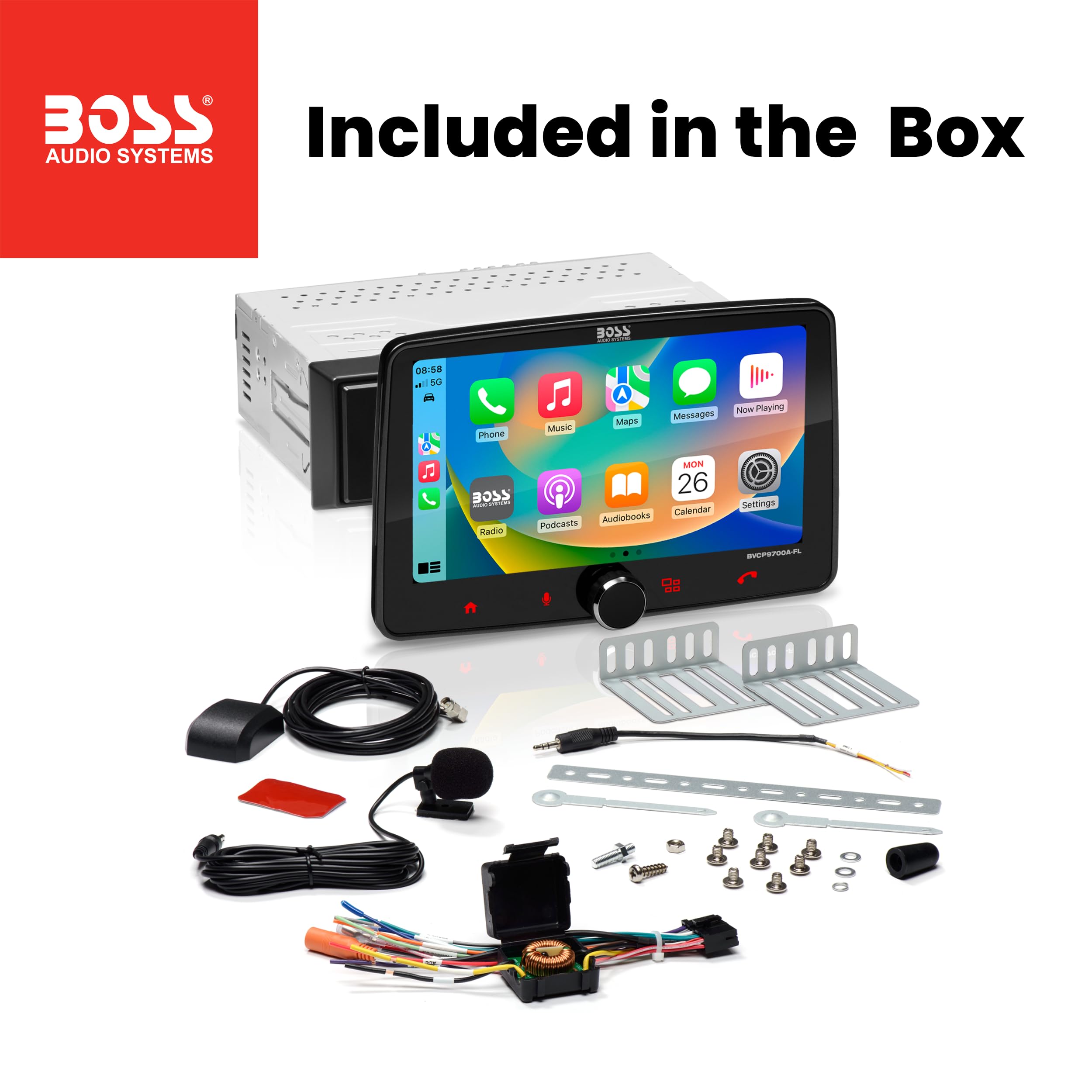 Amazon.com: BOSS Audio Systems BVCP9700A-FL Single DIN Car Stereo