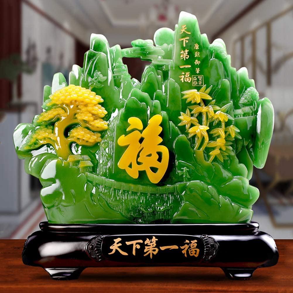 Amazon.co.jp: 像の素晴らしい家庭園の彫刻彫刻の装飾中国風水