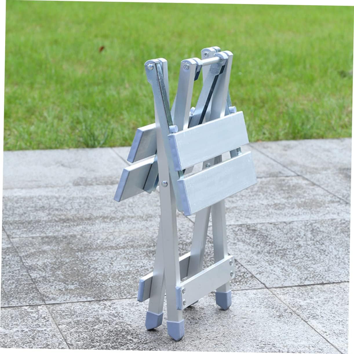 Lightweight Aluminum Alloy Folding Stool Portable Camping Chair for Outdoor Activities Compact Design for Travel Hiking Fishing and Picnics