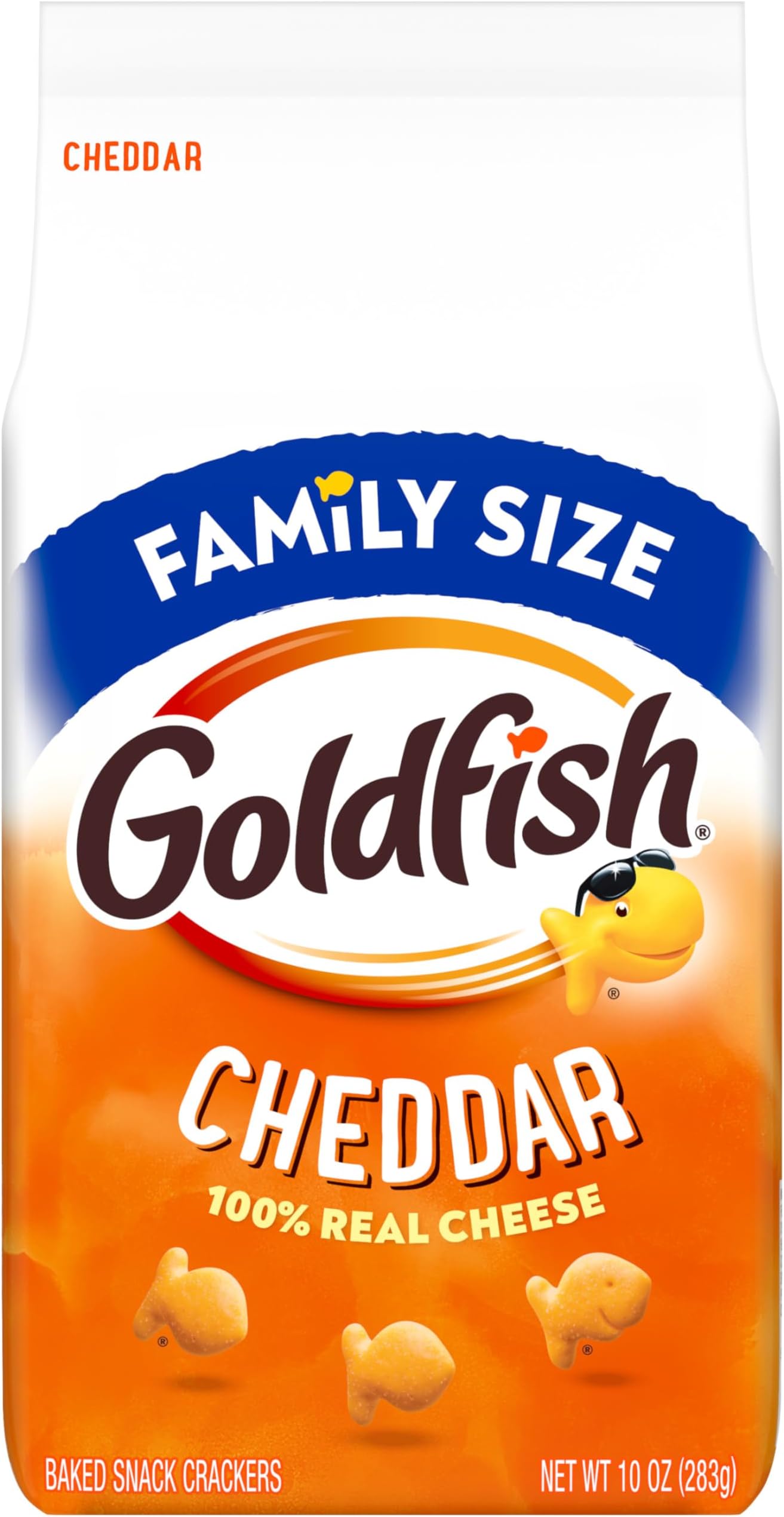 Goldfish Cheddar Cheese Crackers, 10 Oz Bag