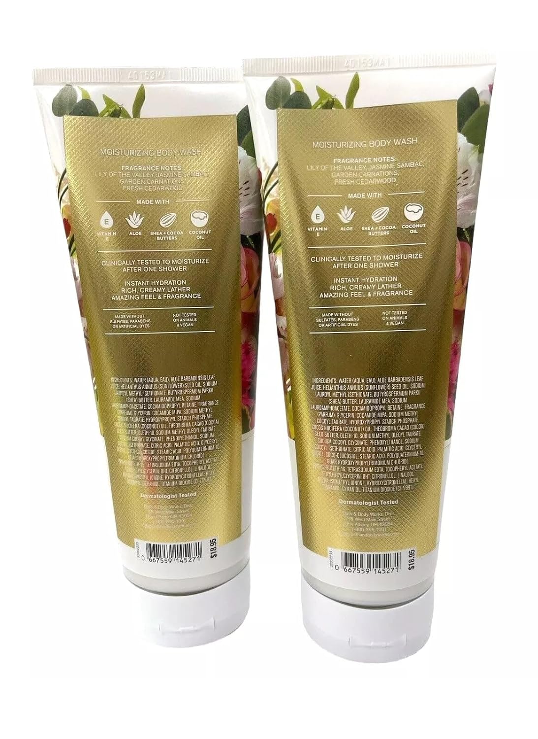 Bath & Body Works Brightest Bloom Ultimate Hydration Body Cream 8 Ounces Pack of 2 - Image 4