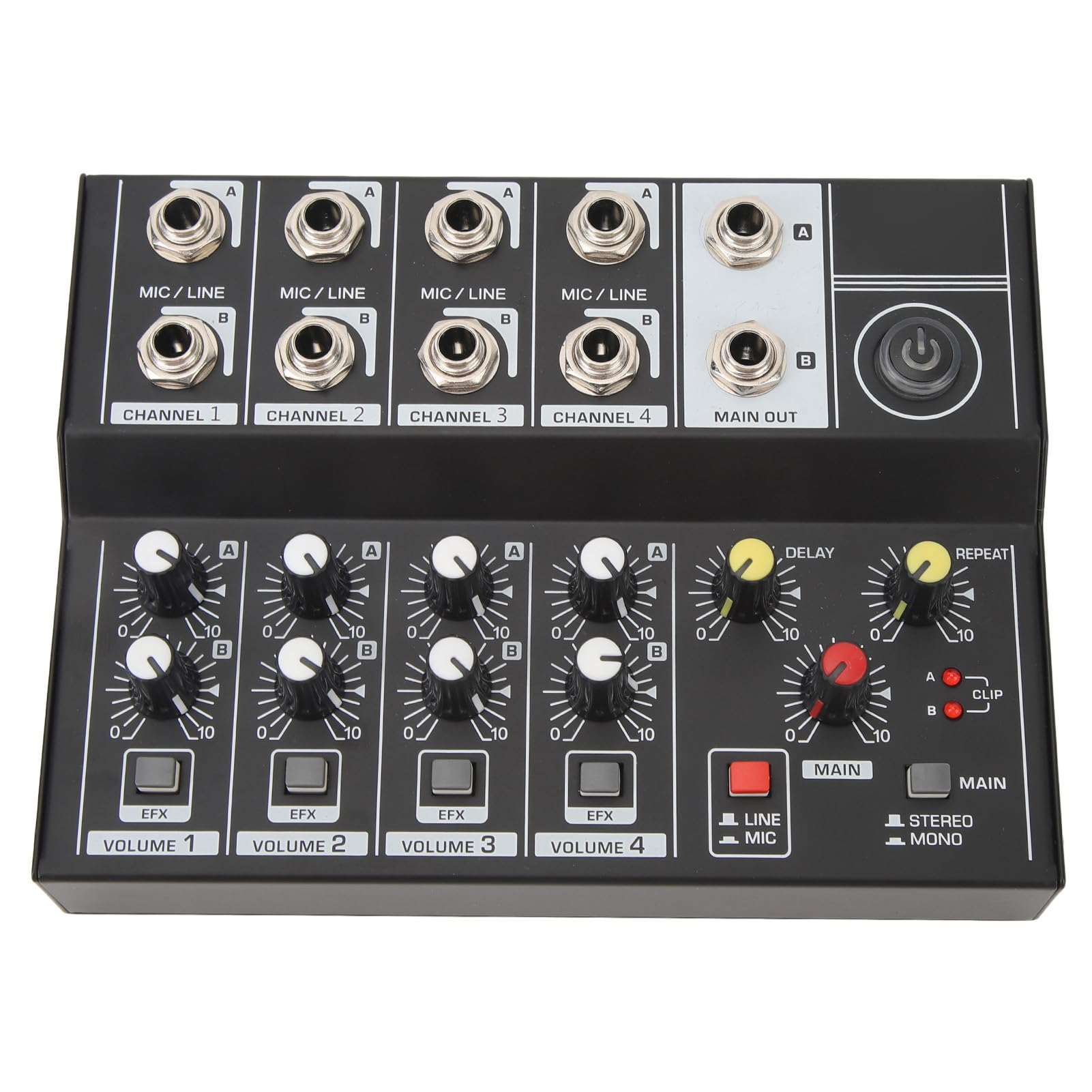 Mode Audio Mixer, Sound Board Console System, 8 Channel Sound Mixer Sound Board Console, Aluminium Alloy 1200mAh Battery Sound Mixing Console for Broadcast