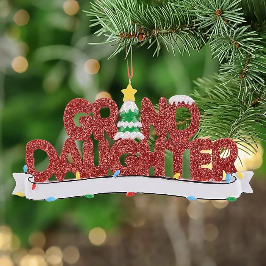 Granddaughter christmas ornaments 2021 Clearance