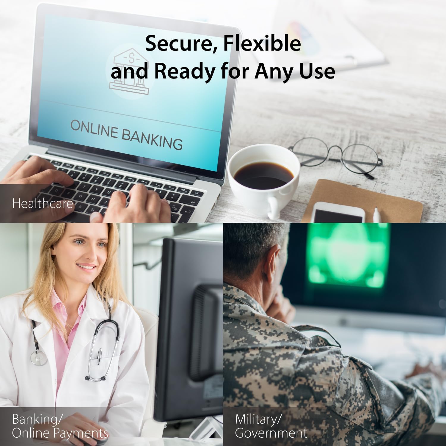 j5create USB-C/Type-A Smart Card/CAC Reader Duo, TAA Compliant