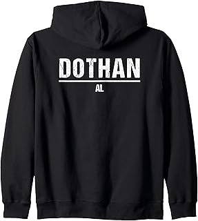 Dothan AL USA Proud American Alabama Zip Hoodie