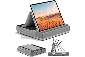 Multi-Angle Viewing Pillow iPad Holder