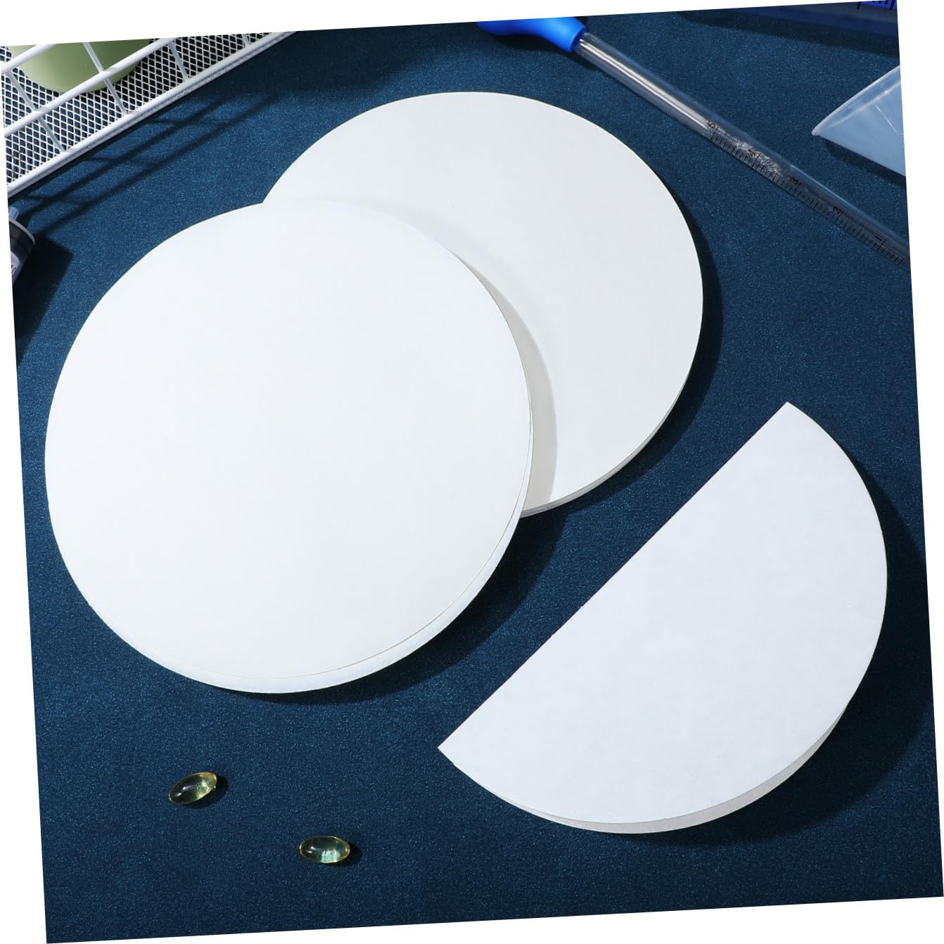 Ipetboom 100 Papel de Filtro Cualitativo Caudal Intermedio 18 CM para Pruebas de Química