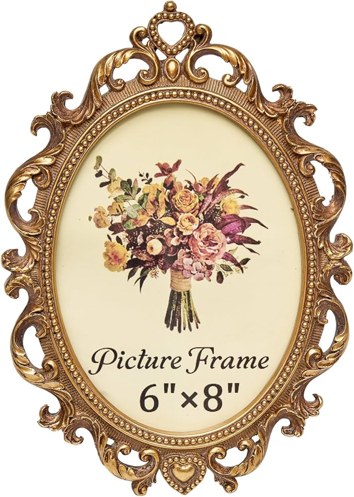 30's〜VINTAGE OLD PICTURE FRAME 額縁 額装 Amazon.com - Kangce Vintage Picture Frame 4x6 Antique Ornate Photo