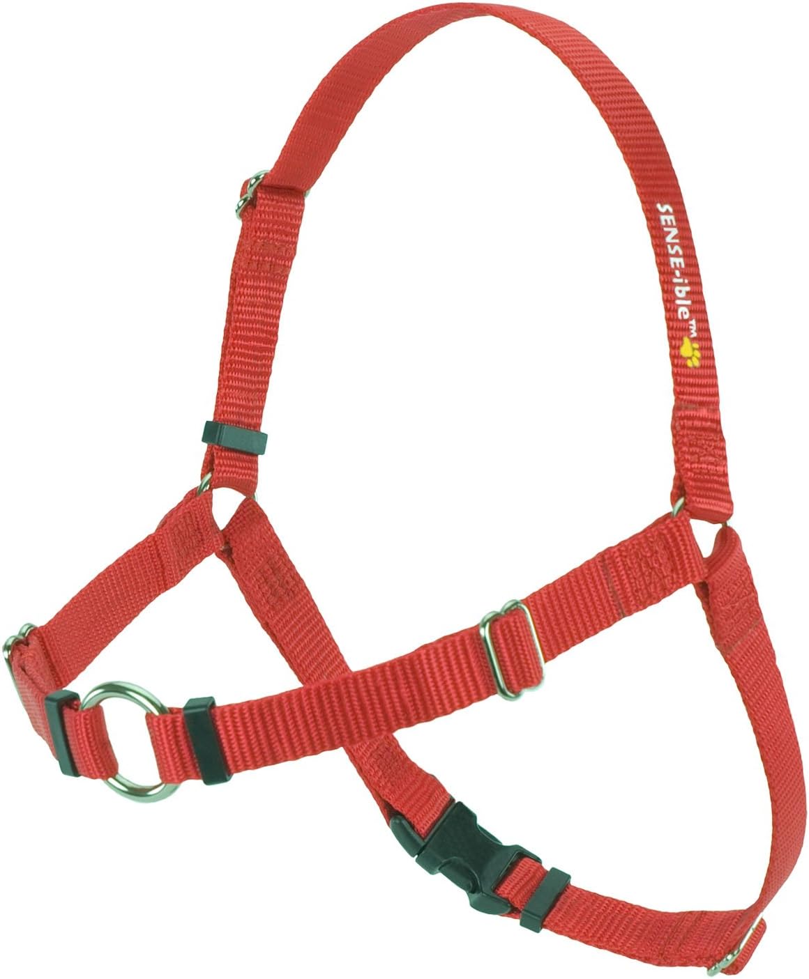 SENSE-ible No-Pull Dog Harness - Red Medium/Large (Wide)