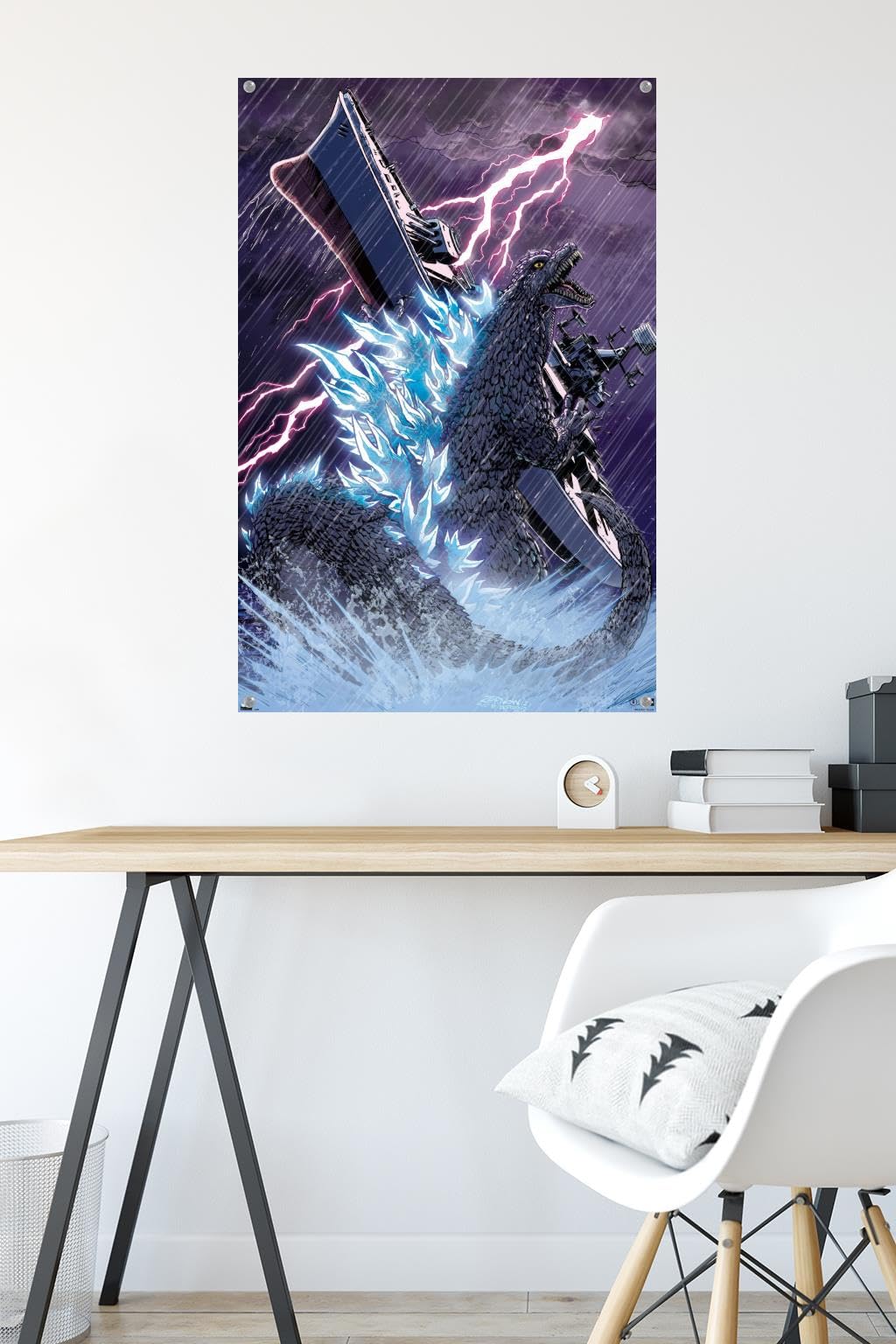 Amazon.com: Trends International Godzilla: Comic - Lightning Wall