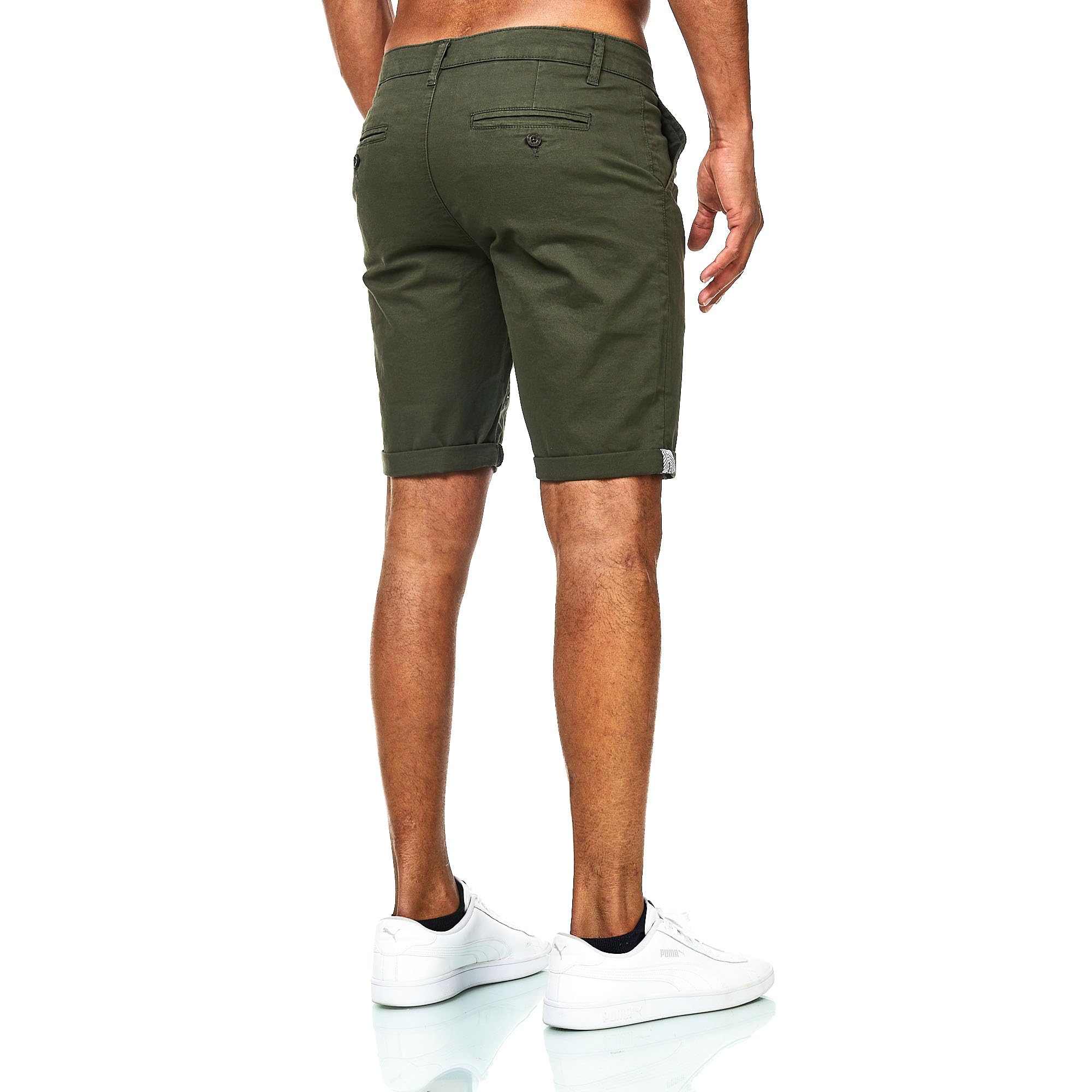 D’MARO Herren Chino Shorts Slim Fit – Sommerhose mit Stretch – Bequeme Bermuda aus Baumwolle – Pflegeleicht & Modern