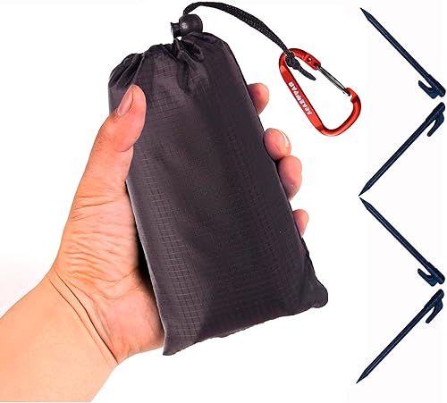 Miniatura 5 de Lona impermeable para acampar, lona ultraligera para camping, senderismo y actividades al aire libre (verde)