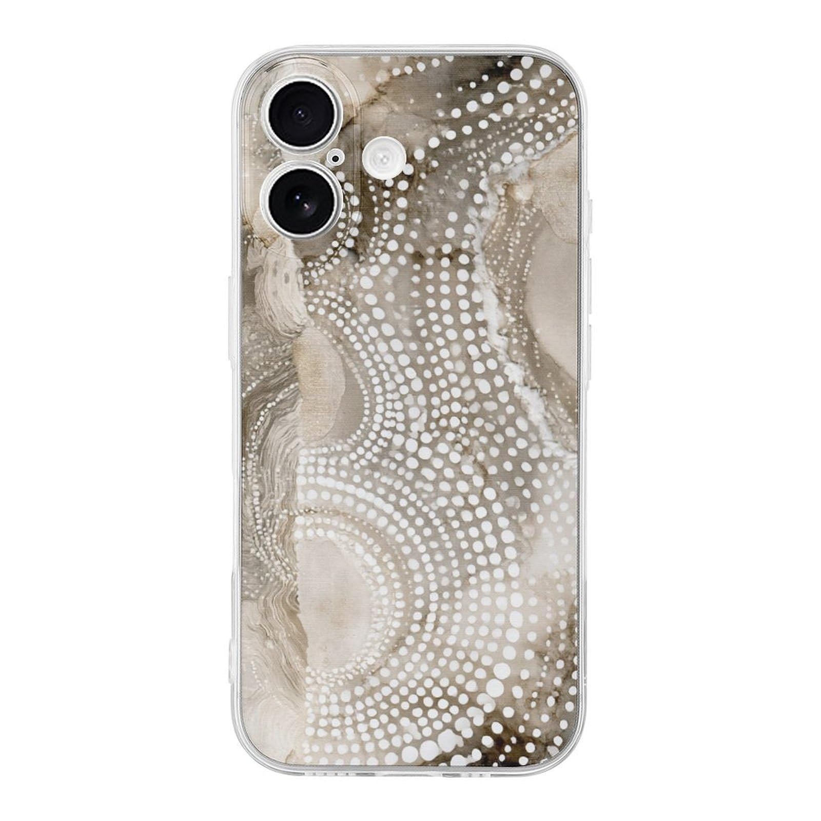for iPhone 17 Retro Colorful Textured Print Phone Case