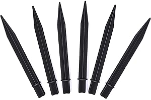 6Pcs Ground Stakes Outdoor for Solar Lights, Garden Lights, and Torch Lights