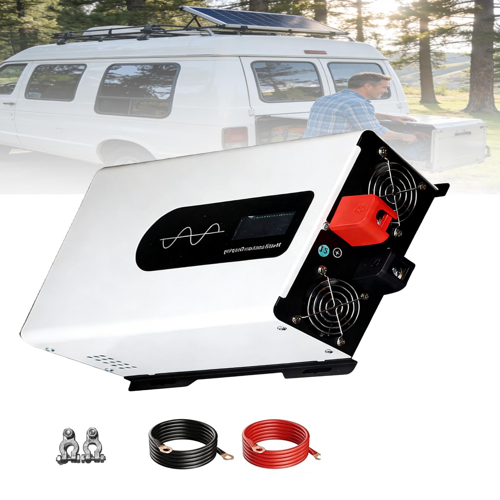 eQianyuan 60V Pure Sine Wave Inverter DC To AC 60V/3000W-110V