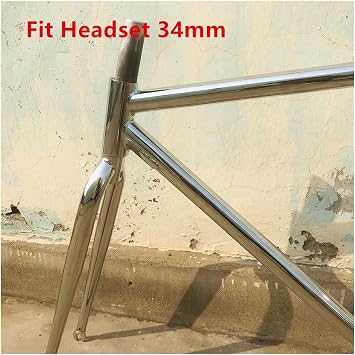 Bike Frame Single Speed Bicycle Frameset Steel Material Fixie Commuter Cycling