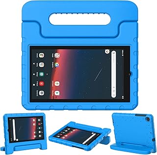 LTROP Onn 7 Tablet Case Gen 3 2022, Kids Case for Onn 7 Tablet 2022 Model 100071481, Onn 7 Tablet Case for Kids, Shockproof Light Weight Convertible Handle Stand Case for Onn 7 Inch Tablet, Blue