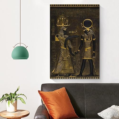 Miniatura 4 de Póster De Faraón De Dios Del Antiguo Egipto Negro Y Dorado Para Pared, Lienzo, Decoración De Pared, Poster Decorative Painting Canvas Wall Posters