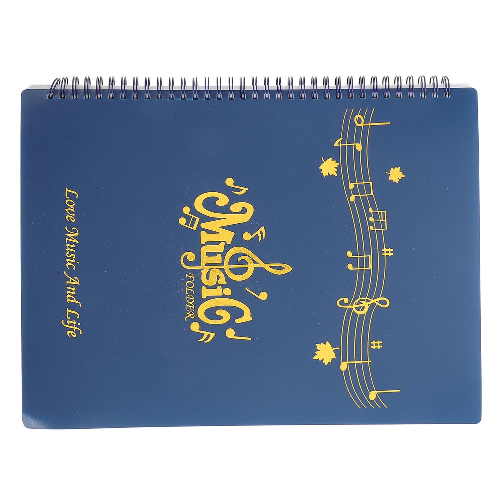 ibasenice Music Folders for Sheet Music Antiglare Flip Folder Pages Marching Band Organizer