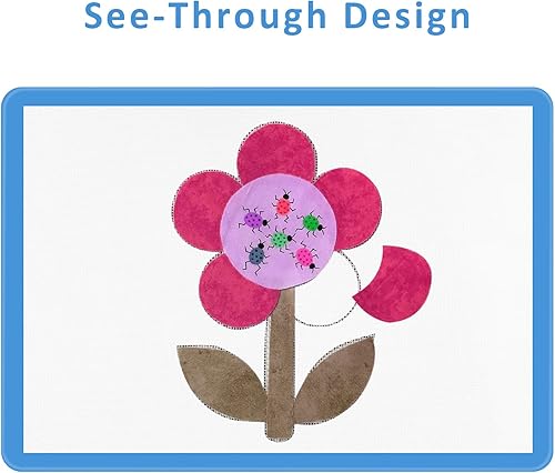 Miniatura 3 de Tapete de silicona para aplicaciones (14 x 18 pulgadas), tapete de fusión de silicona para creación de apliques y manualidades, tapete de fusible,